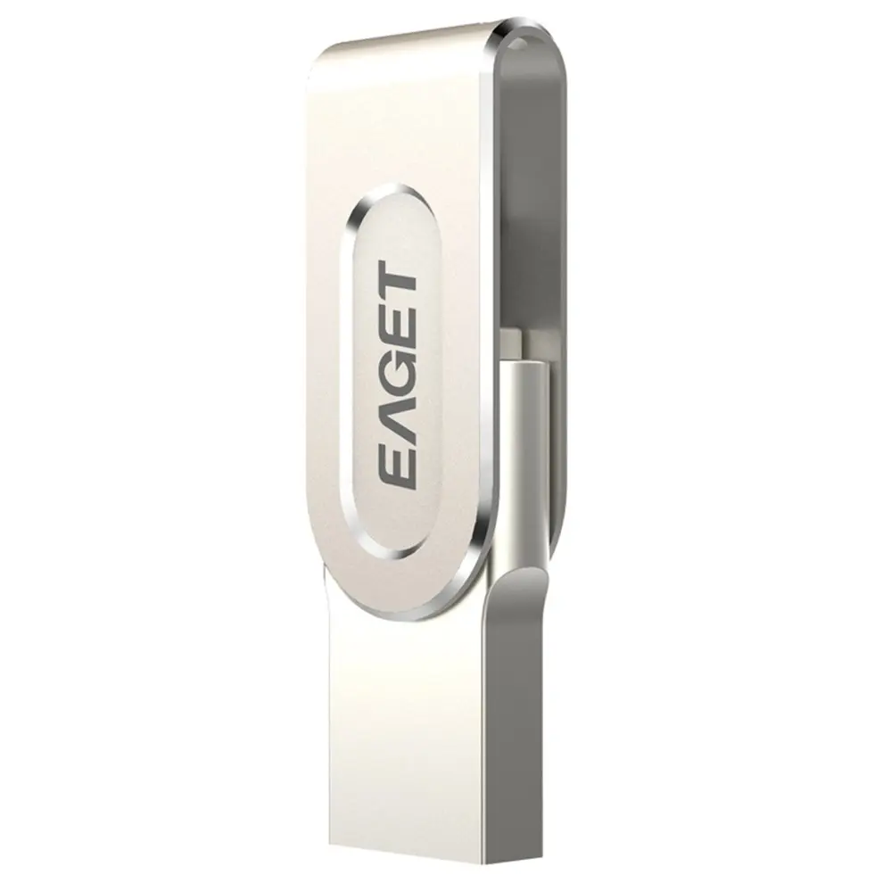 EAGET V88 USB 3,0 Micro USB OTG Флешка 16 ГБ 32 г 64 г карта памяти кольцо для ключей отверстие флэш-накопитель для телефона Android ноутбук ПК