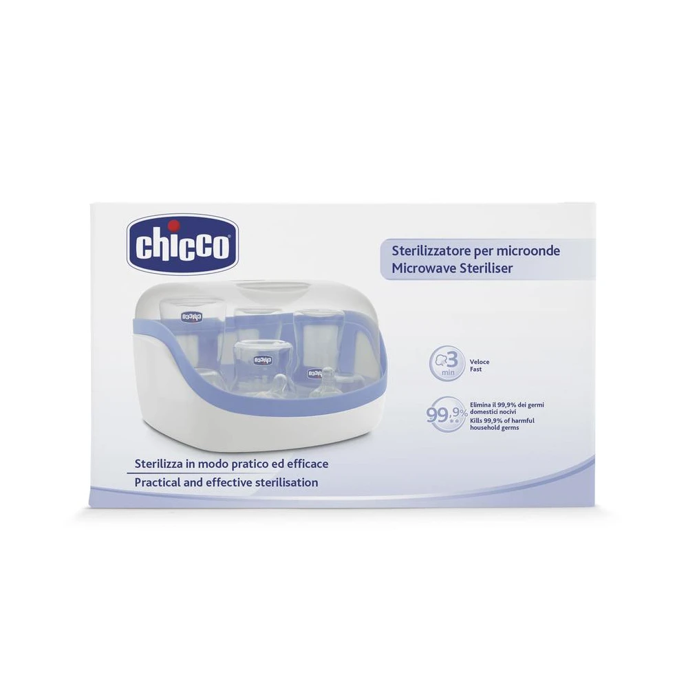 Стерилизатор 2 в 1 Chicco(пластиковый для СВЧ
