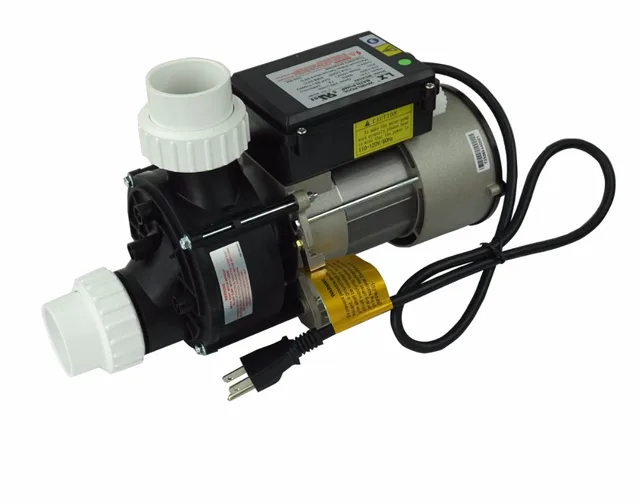 Whirlpool Hot Bath Tub Jet Hydro Massage Pump Kit & Air Button 5.5Amp