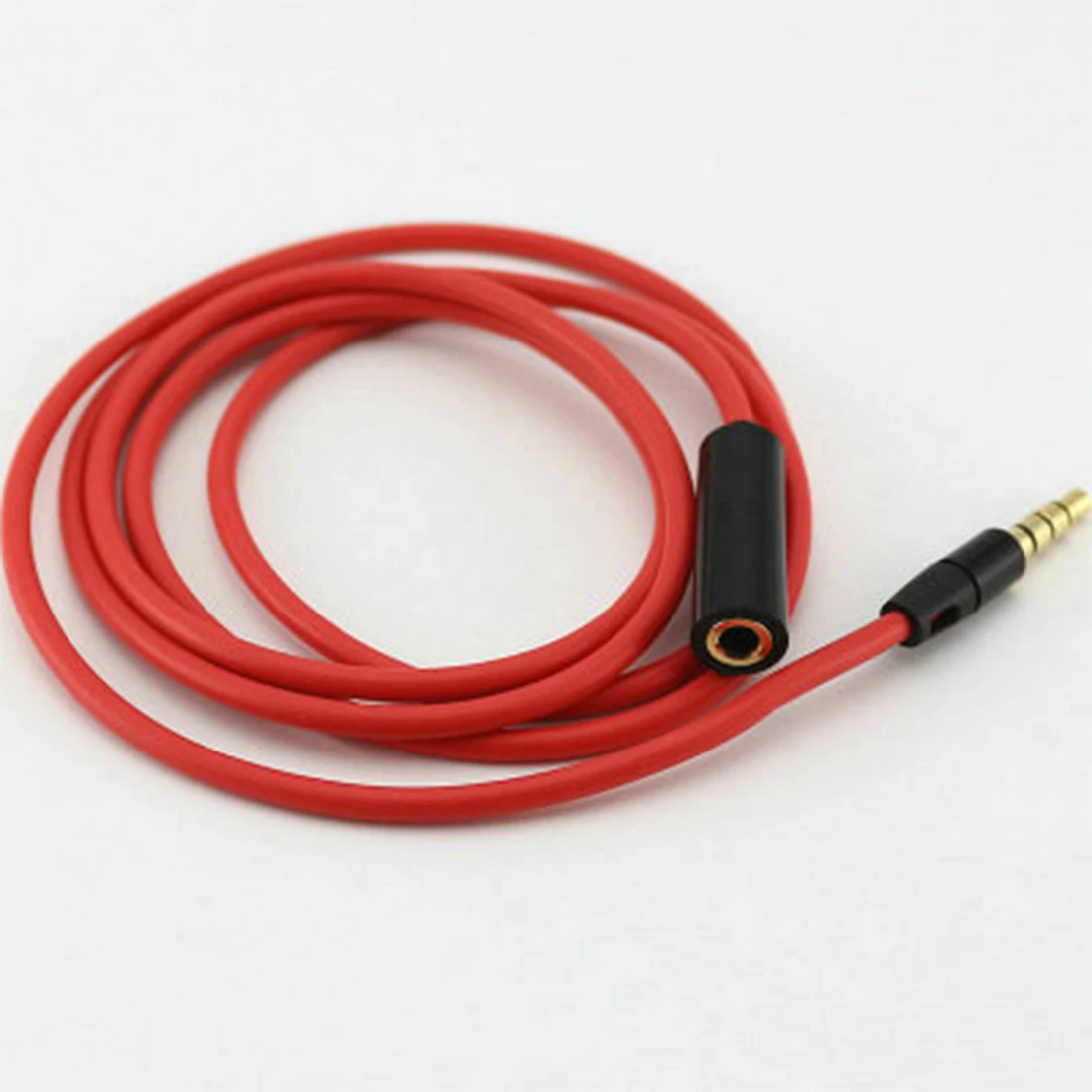 

Red Male To Female M/F Plug 3.5mm Jack Stereo Audio Headphone Extension Cable Cord For MP3 xiaomi Huawei iPhone 5 5s 6 6s plus