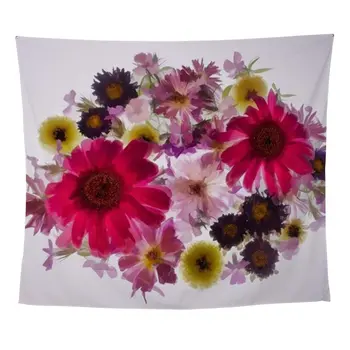 

Spring Bouquet Wall Tapestry Sandy Beach Picnic Throw Rug Blanket Camping Tent Travel Sleeping Pad