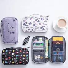 Посылка для паспорта, держатель для билетов, водонепроницаемый, для путешествий, для хранения, многофункциональный, сертификат, Сумка для документов на молнии, Модный чехол для карт