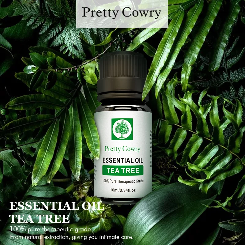 Pretty cowry tea tree эфирные масла 100% чистый натуральный 10 мл органическое масло для