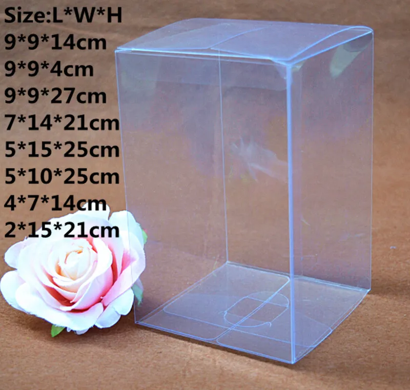Buy Transparent waterproof Clear PVC boxes Packaging