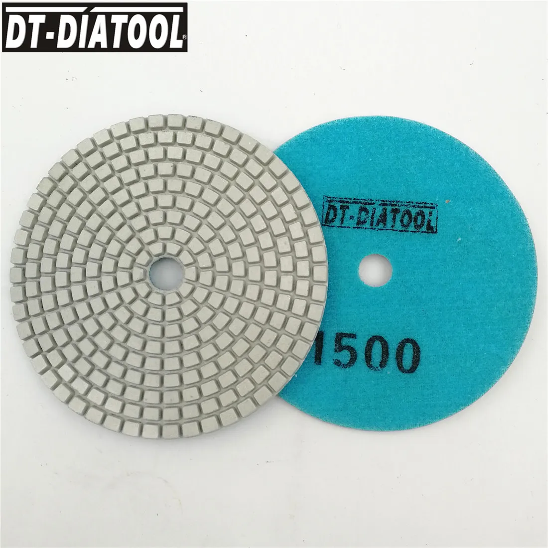 DT-DIATOOL 10 шт. Diamond смолы Бонд шлифования полировка дисков колодки #1500 Dia100mm для Мрамор и Гранит и полировки инструмент 4 дюйма