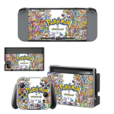 Игровая наклейка для консоли и наклейки на регулятор для NS Pokemo n Cover аксессуары Защитная Пыленепроницаемая кожа - Цвет: YSNS0592