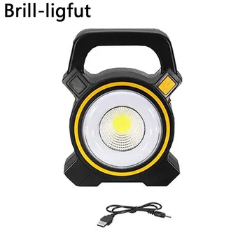

Portable 15W COB LED Floodlight USB Rechargeable Led Work Light Camping Security Tent Handle Lamp Waterproof outdoor Lanterns