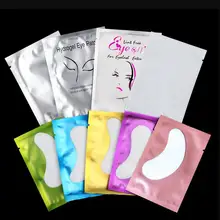 50 пар/упак. ресниц Бумага патчи под накладки под глаза ресницы наращивание ресниц Бумага патчи глаз накладки-наклейки под глаз Макияж инструмент