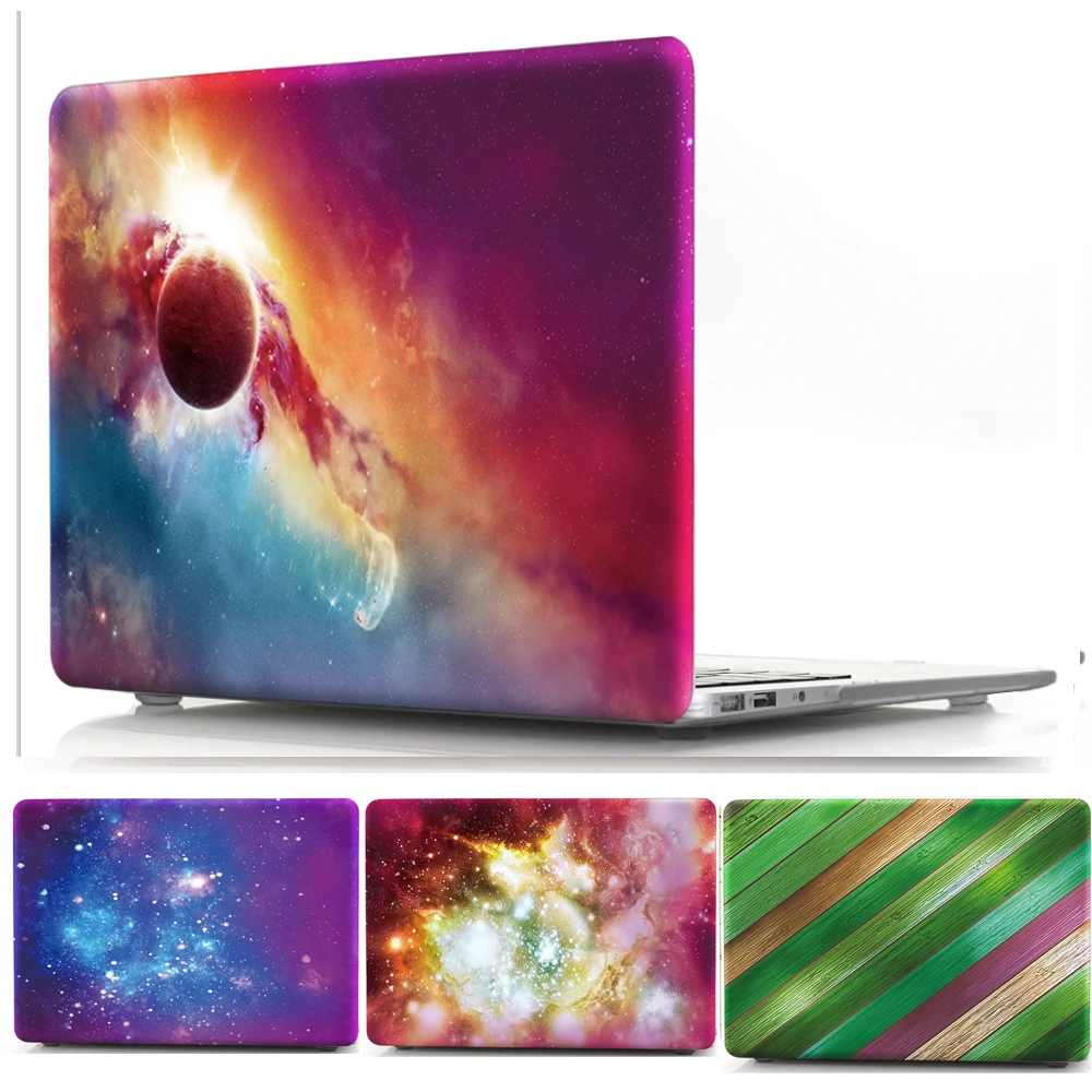 Print Case for Apple Macbook Air Pro Retina 11 12 13 15 Laptop Sleeve Cover for Mac Air 11.6 13.3 15.4 Hard Case