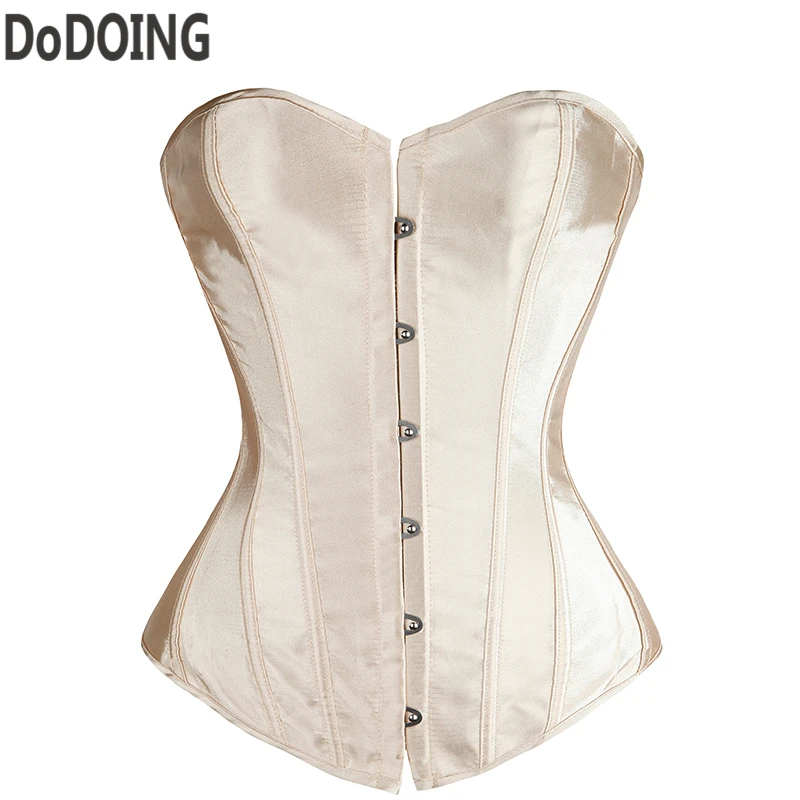 Lady sexy red white corset bustier plus size corsets and bustiers tops pink overbust corset Espartilhos Brocade Size S M XL-6XL