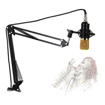 

NB-35 Features 270 degree Adjustable Studio Microphone Boom Scissor Arm Desktop Stand Holder wholesales Black color