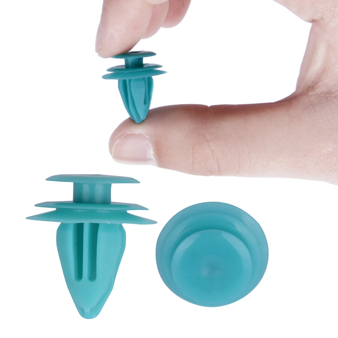 50pcs Auto Bumper Fastener 9mm Hole Rivet Retainer Push Engine Cover