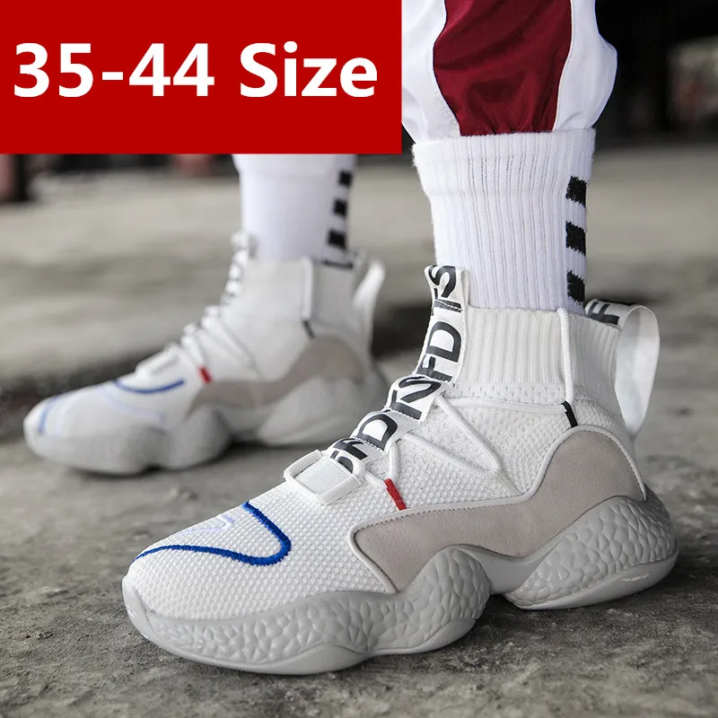 

2018 ladies shoes High 35-44 Platform Sneakers Women Glitter Ankle Sock Shoes Woman Unisex Dad Chunky Sneakers Zapatos De MuJjer