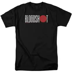 Bloodshot логотип Valiant Comics лицензионный, для взрослых Футболка Новое поступление 2019 года для мужчин футболка отличное качество Забавный