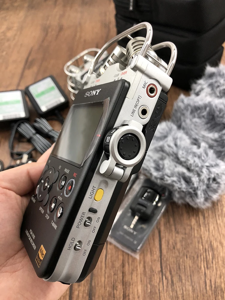 Б/у Sony PCM D100 Портативный Аудио/диктофон с высоким разрешением 100% хорошо
