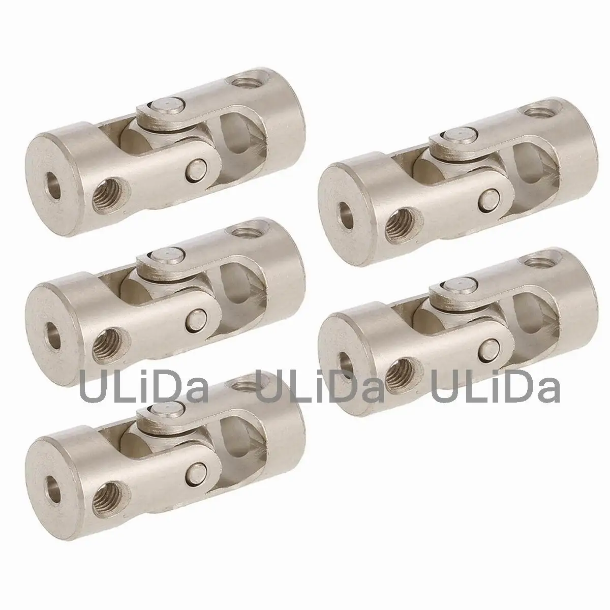 5Pcs Stainless Steel 6mm Full Metal Universal Joint Cardan Couplings For RC Car 