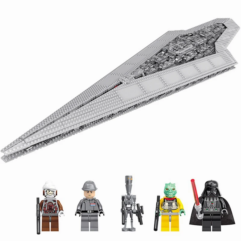 

Legoe Star wars 10221 USC New StarWars Darth Vader's Super Star Deadly Destroyer Command Ship Blocks Toy Boy Gifts LEPIN 05028