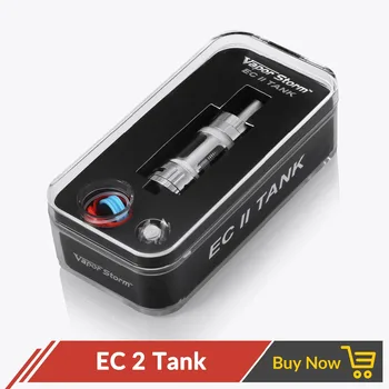 

Original Vapor Storm EC 2 Tank with 0.5ohm Replaceable Coil EC II Tank Atomizer For Box Mod A19 E Cigarettes hookah