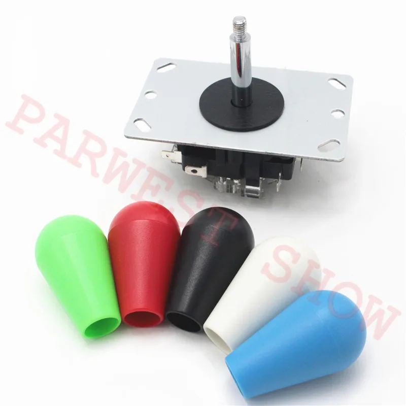 Черные аркадные наборы Jiystick 1 плеер с нулевой задержкой DIY USB к ПК овальной шаровой