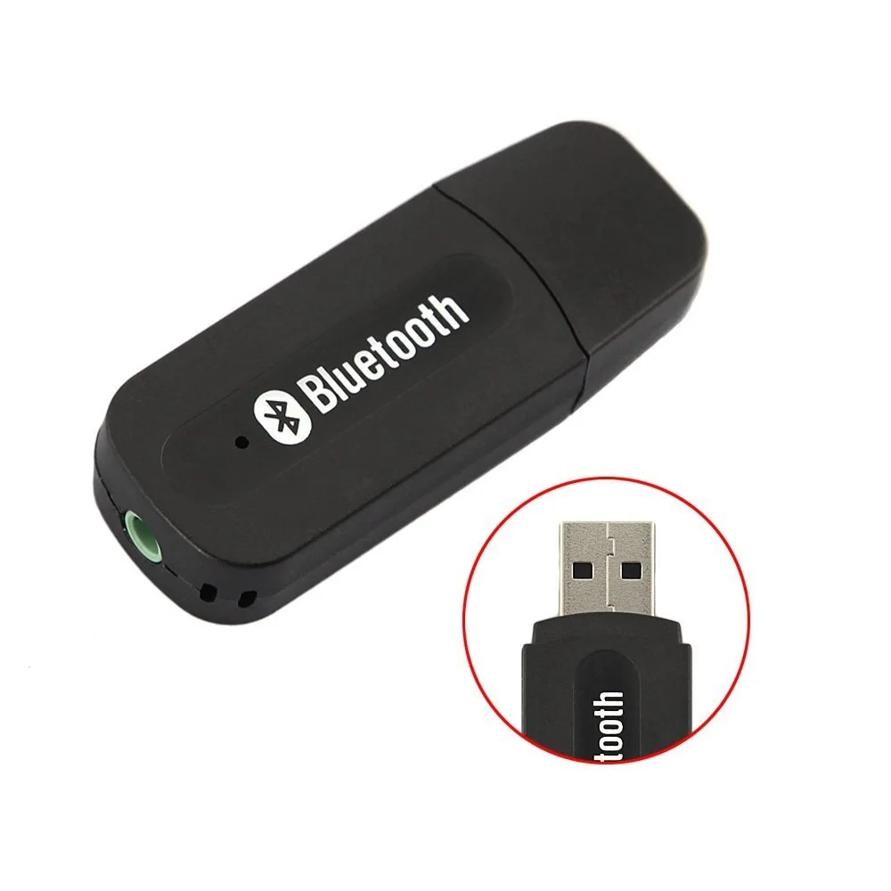 Mini USB Bluetooth Music Receiver Adapter 3.5mm Stereo Audio for iPhone 4/5/6 Plus Portable Speakers Headphones Car AUX |