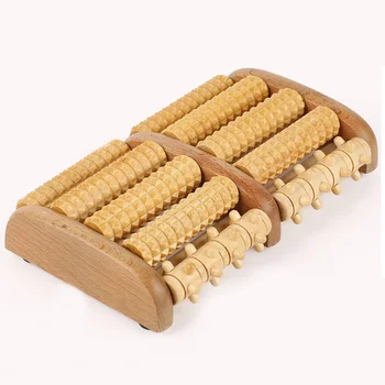 

Dual Wooden Foot Massager Roller Relieves Plantar Fasciitis Heel Arch Pain Stress Relief Dropshipping DFA