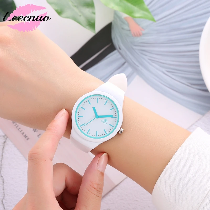 

Fashion Women Watches Jelly Silicone Luxury Brand Watch Women Casual Ladies Quartz Wristwatches Clock