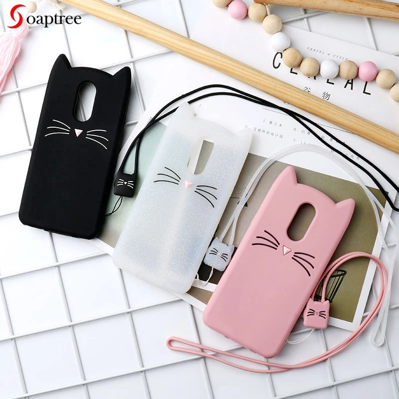 

Soaptree Case For Vivo V9 Y85 Y79 V7+ V7 Plus Case Lanyard Silicone Soft Bumper Covers