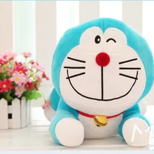 Кино и ТВ Doraemon Плюшевые игрушки 50 см лежащий кукла Дораэмон подарок для малышей w4817