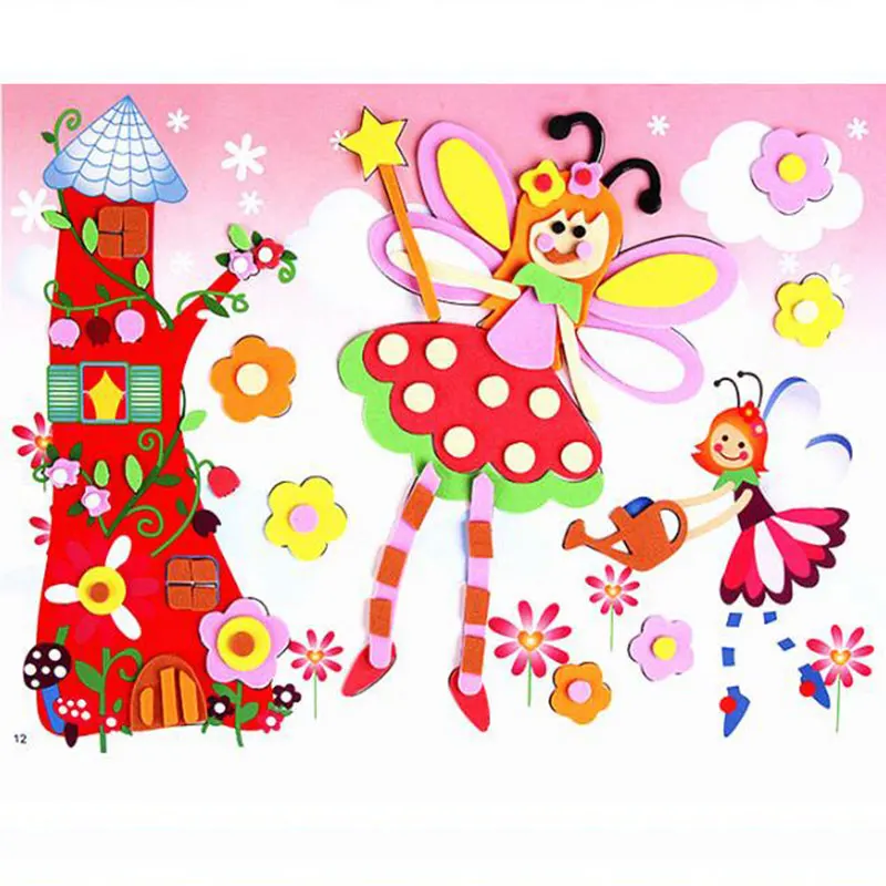 Cxzyking 10 шт. 18*25 см EVA пены мозаика Стикеры живопись детей малышей детский сад 3D Паззлы DIY ремесла Игрушечные лошадки подарок для девочки