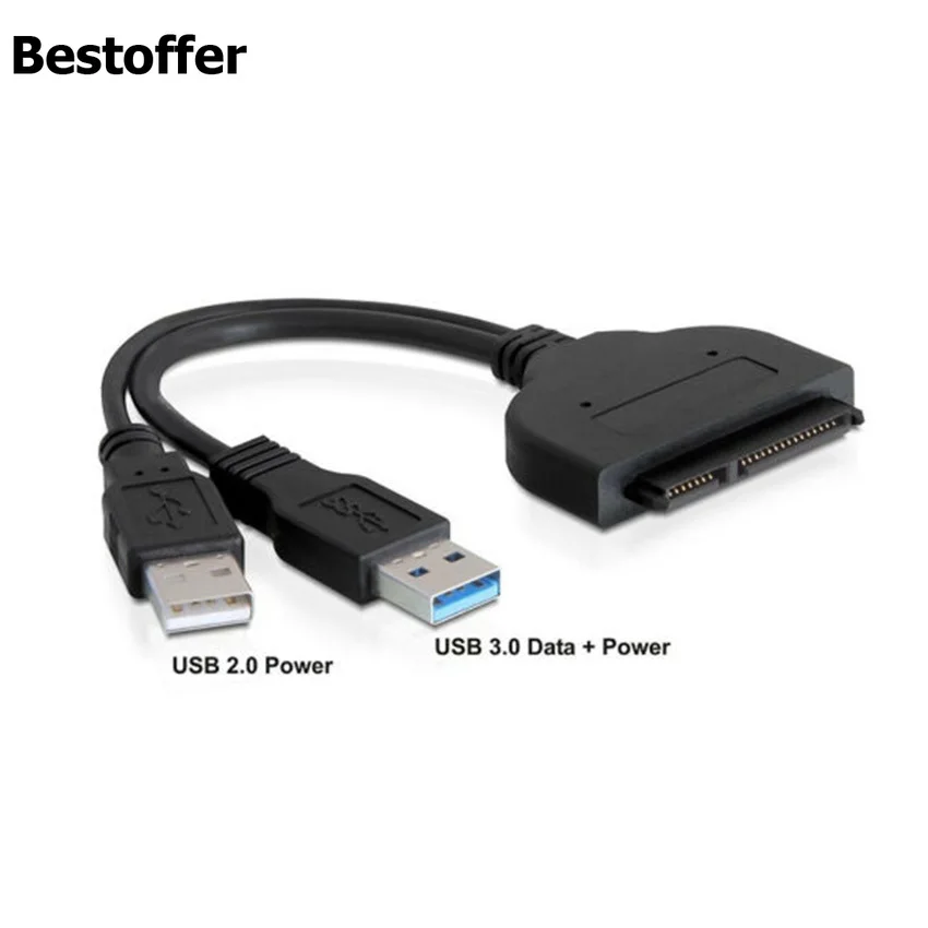 10 шт./лот USB3.0 к 22pin SATA2.0 2,5 "HDD кабель SSD адаптер конвертер SATA II кабель