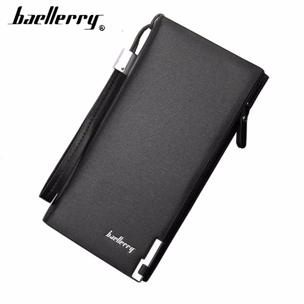 Baellerry Men Wallets Classic Long Style Card Holder Male Purse Quality Zipper Large Capacity Big Brand Luxury Wallet For Men Baellerry Men Wallets Classic Long Style Card Holder Male Purse Quality Zipper Large Capacity Big Brand Luxury Wallet For Men