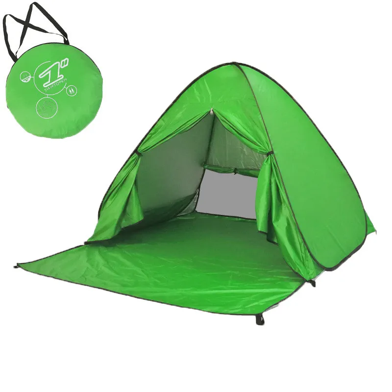 Vertvie 2 أشخاص الفورية المنبثقة خيمة للشاطئ التلقائي التخييم خيمة الشمس المأوى خيم خارجية خفيفة الوزن UV حماية المظلة