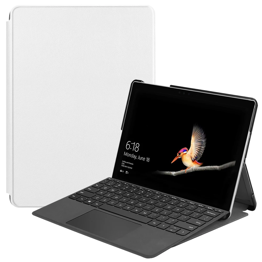 Для microsoft Surface GO SurfaceGO 10 дюймов чехол для планшета ультра тонкий стенд с ручкой слот откидной держатель кожаный чехол