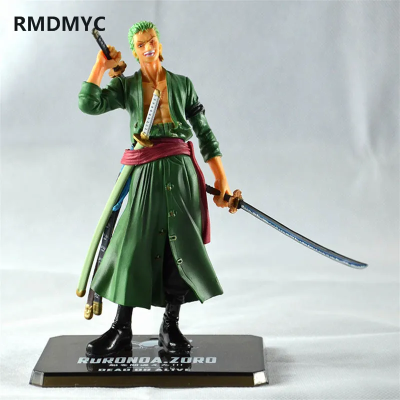 

RMDMYC  japan anime one piece action figure toys 16cm 2 year after Roronoa Zoro pvc model doll toys for children Brithday gifts