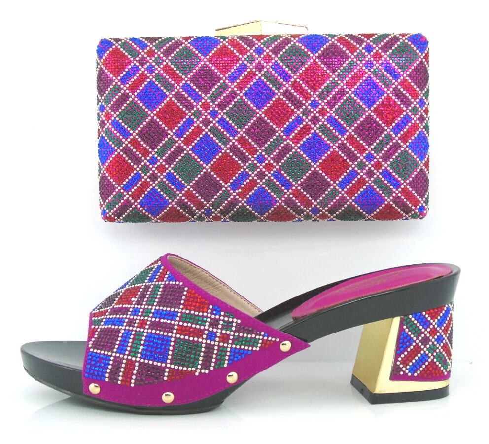 

Italian Shoes With Matching Bags African Women Shoes and Bags Set Free Shipping! HX1-4