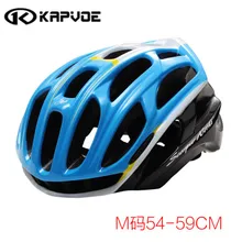 Kapvoe Bicycle Helmet Integrally-molded Cycling Helmet Outdoor Sports Road Mountain MTB Bike Helmet With LED Warning Lights