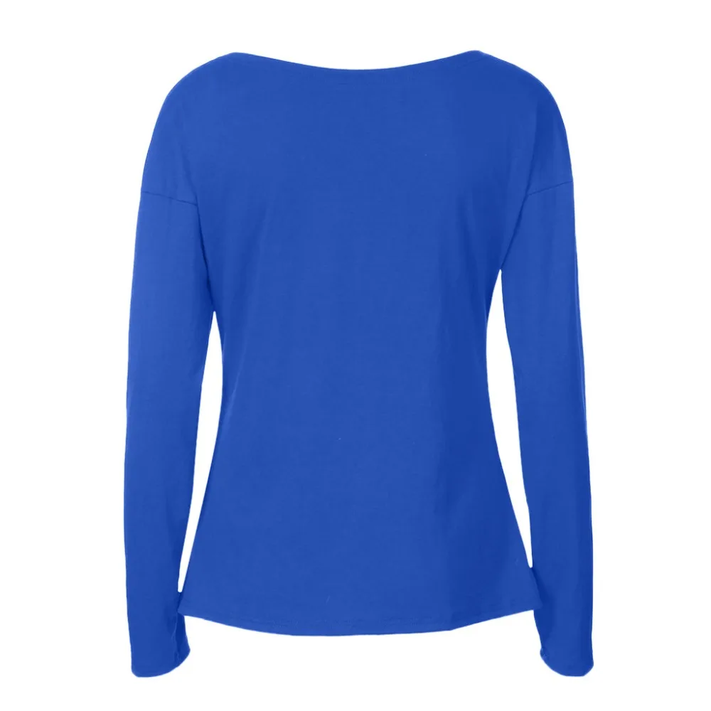 Женская Осенняя Повседневная рубашка с v-образным вырезом и длинным рукавом, свободная Базовая Блузка, топы 1,26