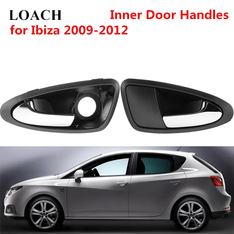 Хромированные ручки дверей салона автомобиля для SEAT Ibiza 2009 2012 6J1837114A 6J1837113A