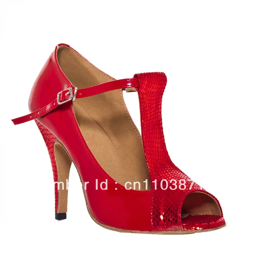 

Cheap Girls Red Patent Leather Ballroom LATIN Dancing Shoes SALSA Dance Shoes Tango Shoes Samba Dancing Shoes