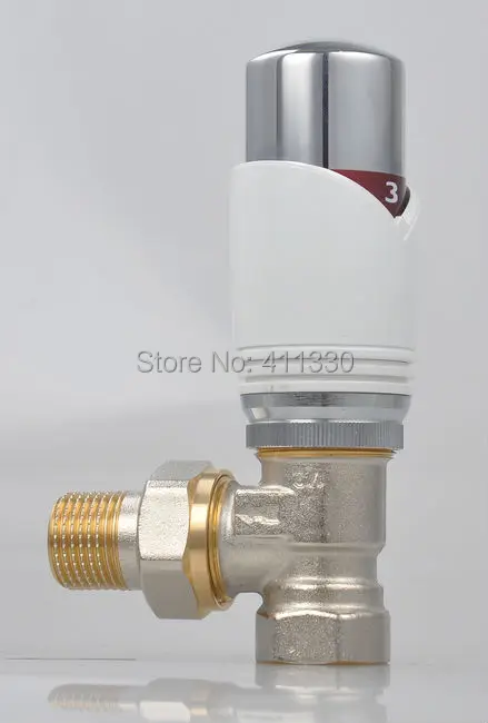 EN215 Standard Radiator valveLiquid sensor head with Angled valve DN15 Brass Automatic thermostatic radiator | Обустройство дома
