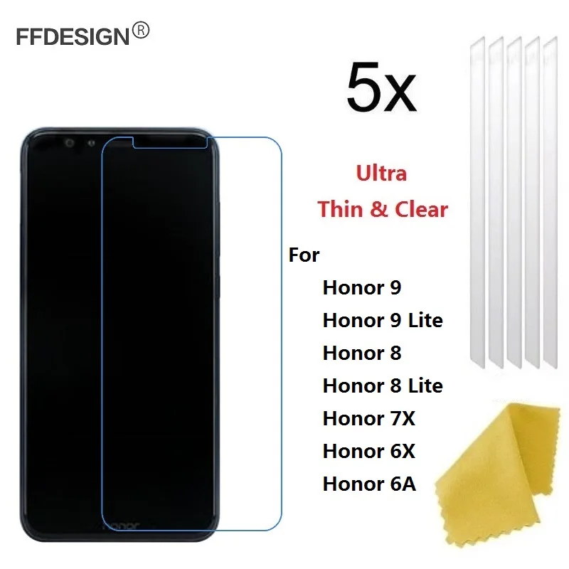 5 шт. защитная пленка для экрана Huawei Honor 9 Lite 8 6A 6X 7X|screen protector film|protector filmlcd screen |