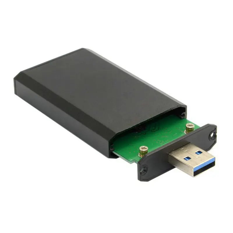 

Mini PCI-E mSATA to USB 3.0 External SSD PCBA Conveter Adapter Card with Enclosure