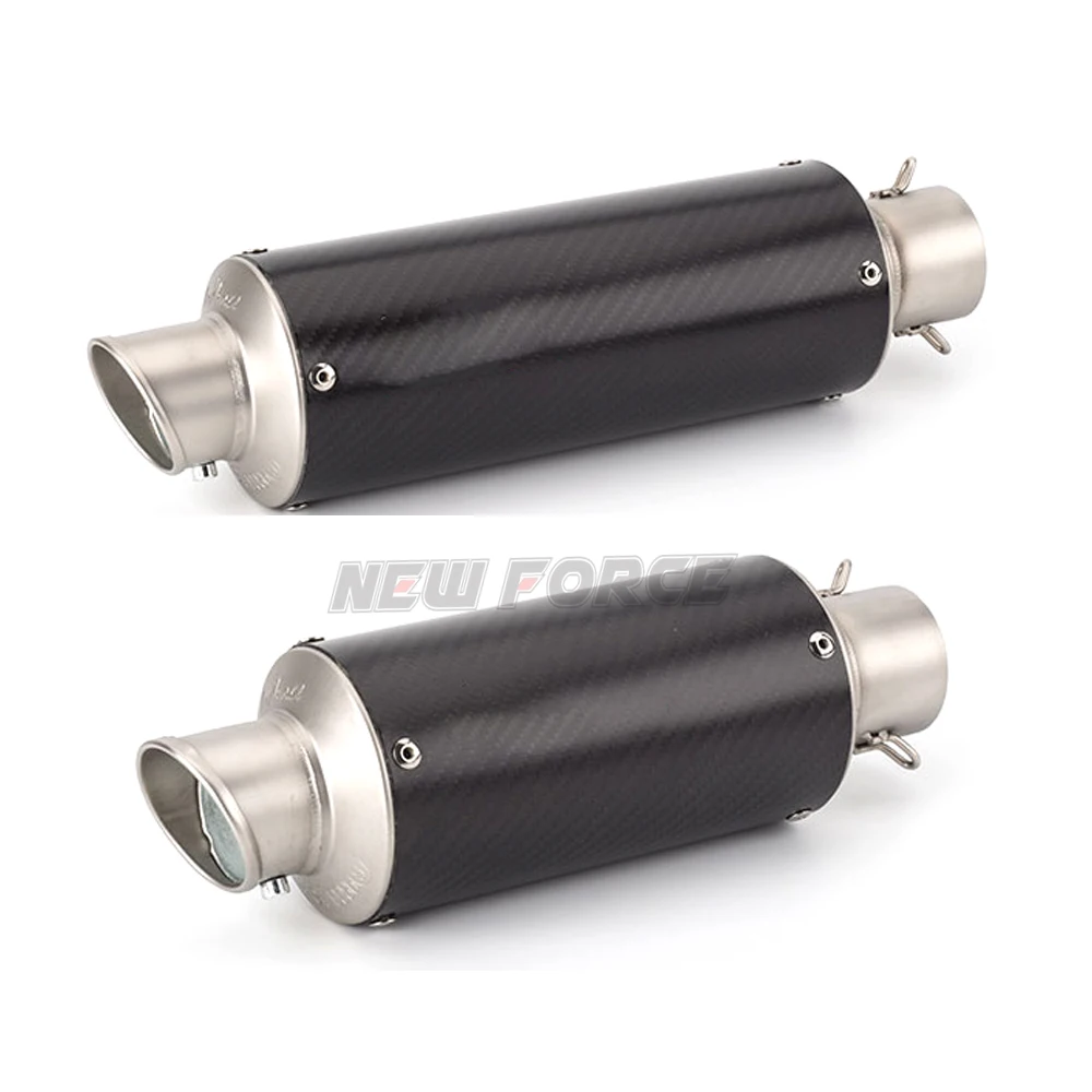 

Universal Motorcycle Akrapovic Exhaust Pipe Muffler Scooter Pit Bike Escape Moto For R25 R 25 Z400 Z 400 GSXR250 GSXR 250