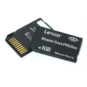 

Original!!! Lexar 1GB Memory Stick Duo Card Memory Card MS Card Memory Stick Converter/ Adapter For PSP