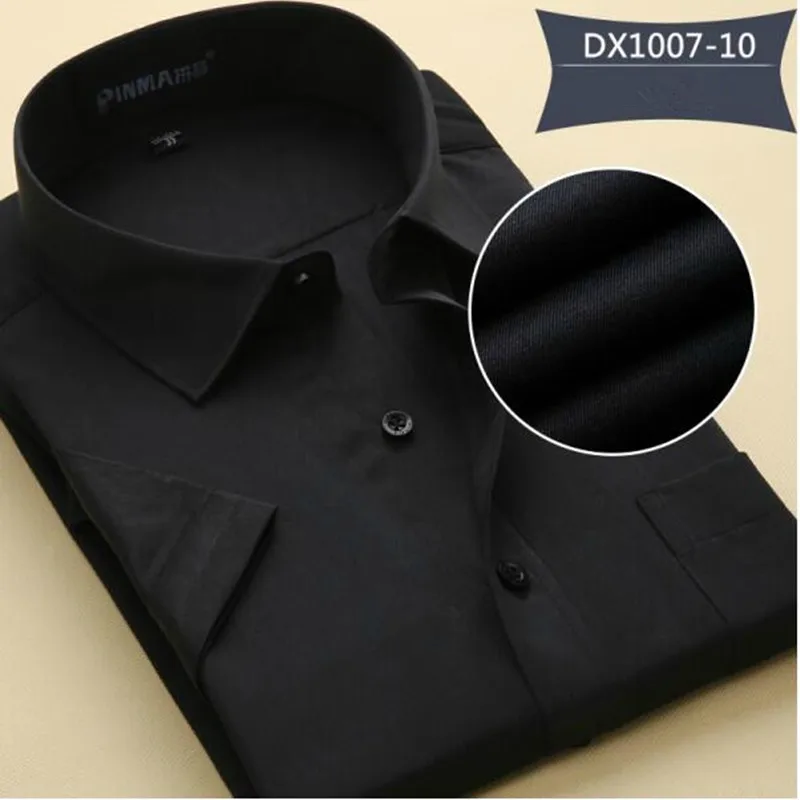 Большие размеры 4XL новинка 2019 летние мужские рубашки с коротким рукавом