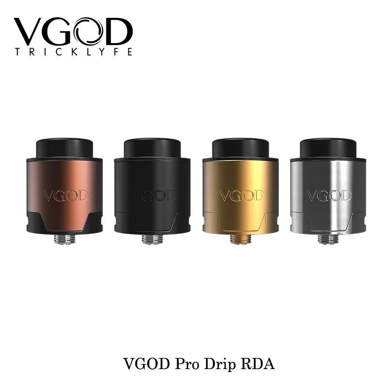100% оригинальные аутентичные vgod Pro капельного RDA 24 мм прекрасно сочетается с мех mod