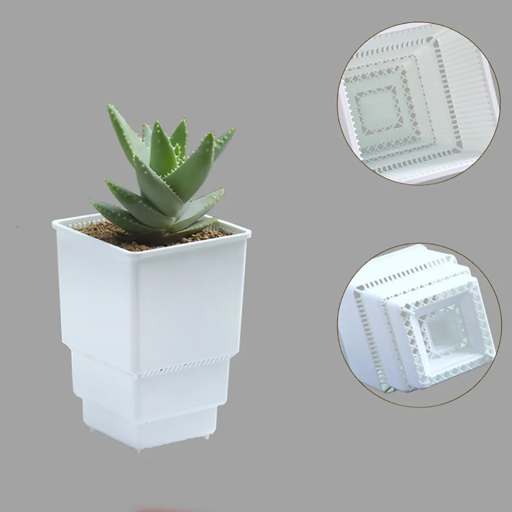 

High Waisted Orchid Root Controlling Durable Flower Pot Planter Container Deepen Office Universal Gardening Decoration Desktop