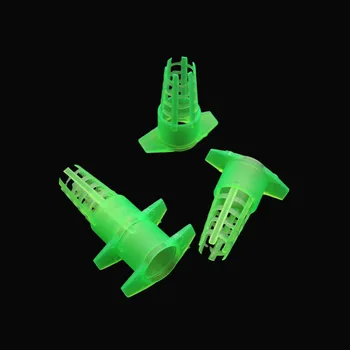

60 Pcs Beekeeper Green Plastic Bee Queen Cage Protective Cover Cell Protector Cages Beekeeping Tools