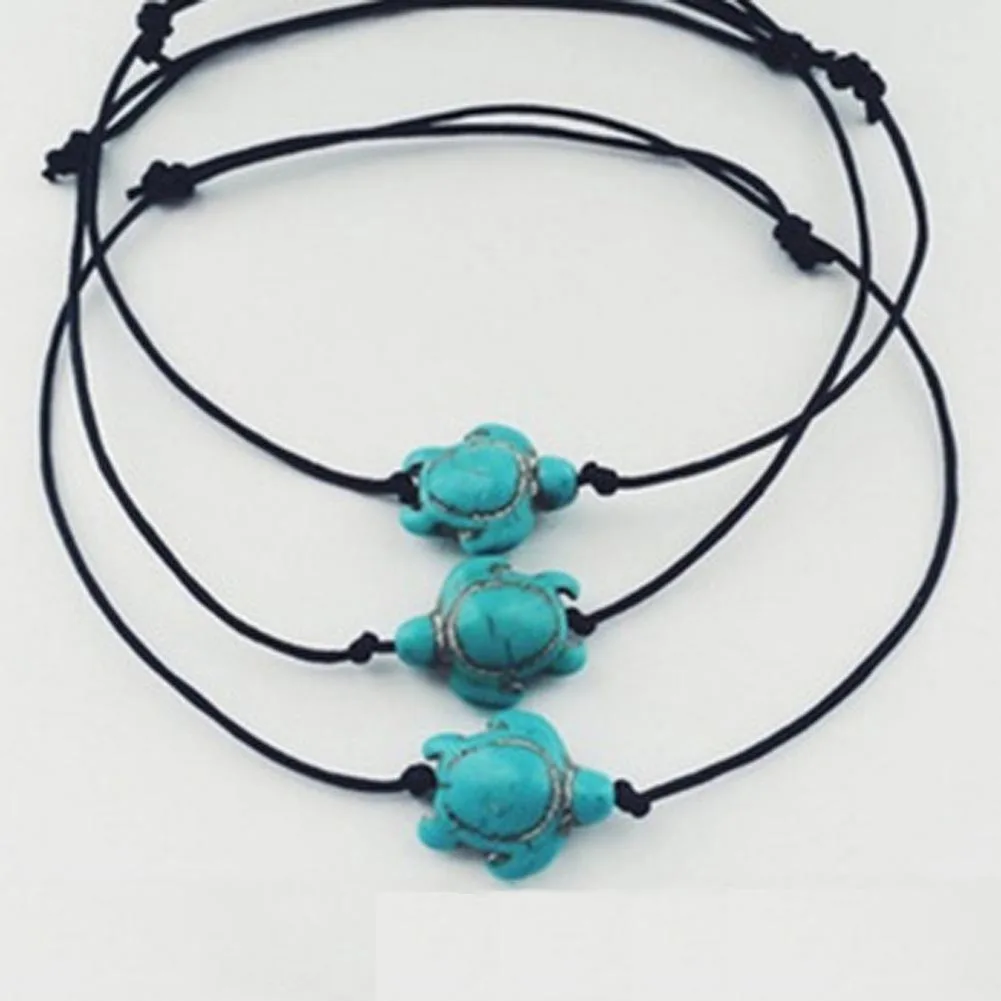 

2018 New Fashion Style Vintage Antique Animal Cute Turtle Charm Pendant Anklet Chain Ankle Bracelet Barefoot Sandal Jewelry Gift