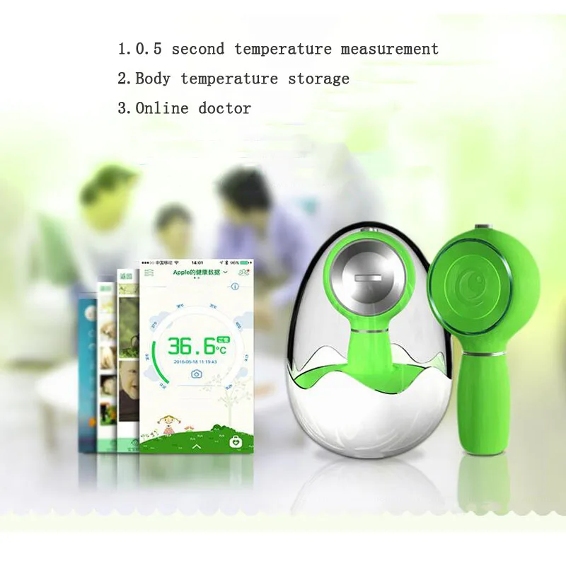 

Bluetooth Infrared Thermometer Digital Smart Thermometer Non-contact Infrared Thermometer Forehead Surface Thermometer